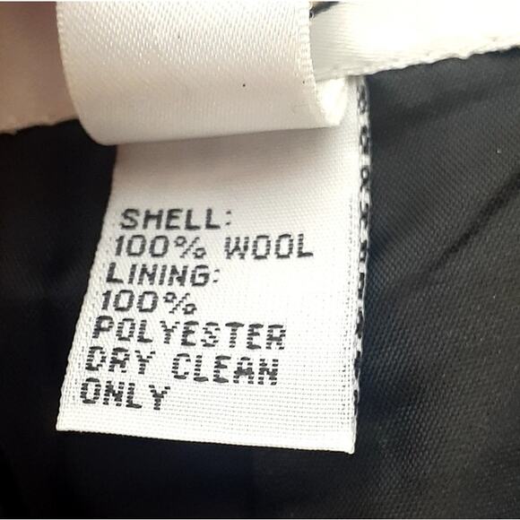 Ladies Talbots 2-Piece Wool Pant Suit Plaid Green & Black Size 4 Tailored Look - Picture 15 of 15